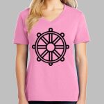 Ladies Core Cotton V Neck Tee Thumbnail
