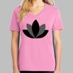 Ladies Core Cotton V Neck Tee Thumbnail