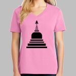 Ladies Core Cotton V Neck Tee Thumbnail