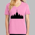 Ladies Core Cotton V Neck Tee Thumbnail