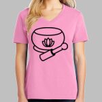 Ladies Core Cotton V Neck Tee Thumbnail