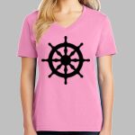 Ladies Core Cotton V Neck Tee Thumbnail
