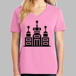 Ladies Core Cotton V Neck Tee Thumbnail