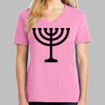 Ladies Core Cotton V Neck Tee Thumbnail
