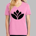 Ladies Core Cotton V Neck Tee Thumbnail