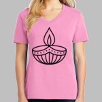 Ladies Core Cotton V Neck Tee Thumbnail
