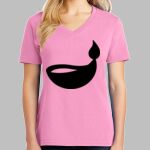 Ladies Core Cotton V Neck Tee Thumbnail
