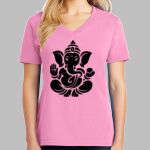 Ladies Core Cotton V Neck Tee Thumbnail
