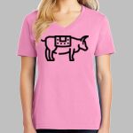 Ladies Core Cotton V Neck Tee Thumbnail