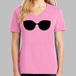 Ladies Core Cotton V Neck Tee Thumbnail