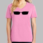 Ladies Core Cotton V Neck Tee Thumbnail