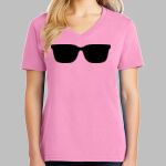 Ladies Core Cotton V Neck Tee Thumbnail