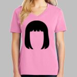 Ladies Core Cotton V Neck Tee Thumbnail