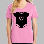 Ladies Core Cotton V Neck Tee Thumbnail