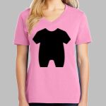 Ladies Core Cotton V Neck Tee Thumbnail