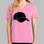 Ladies Core Cotton V Neck Tee Thumbnail