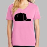 Ladies Core Cotton V Neck Tee Thumbnail