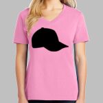 Ladies Core Cotton V Neck Tee Thumbnail