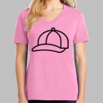 Ladies Core Cotton V Neck Tee Thumbnail