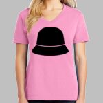 Ladies Core Cotton V Neck Tee Thumbnail