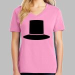Ladies Core Cotton V Neck Tee Thumbnail