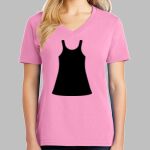 Ladies Core Cotton V Neck Tee Thumbnail