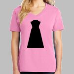Ladies Core Cotton V Neck Tee Thumbnail
