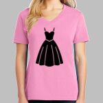 Ladies Core Cotton V Neck Tee Thumbnail