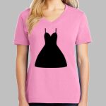 Ladies Core Cotton V Neck Tee Thumbnail