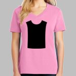 Ladies Core Cotton V Neck Tee Thumbnail