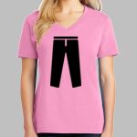 Ladies Core Cotton V Neck Tee Thumbnail