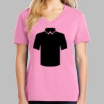 Ladies Core Cotton V Neck Tee Thumbnail