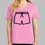 Ladies Core Cotton V Neck Tee Thumbnail