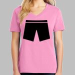 Ladies Core Cotton V Neck Tee Thumbnail