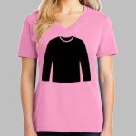 Ladies Core Cotton V Neck Tee Thumbnail