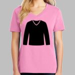 Ladies Core Cotton V Neck Tee Thumbnail