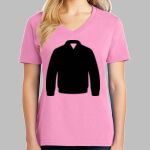 Ladies Core Cotton V Neck Tee Thumbnail
