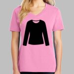 Ladies Core Cotton V Neck Tee Thumbnail