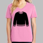 Ladies Core Cotton V Neck Tee Thumbnail