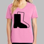 Ladies Core Cotton V Neck Tee Thumbnail