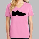 Ladies Core Cotton V Neck Tee Thumbnail