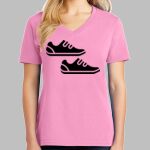 Ladies Core Cotton V Neck Tee Thumbnail