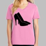 Ladies Core Cotton V Neck Tee Thumbnail
