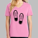 Ladies Core Cotton V Neck Tee Thumbnail