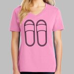 Ladies Core Cotton V Neck Tee Thumbnail