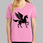 Ladies Core Cotton V Neck Tee Thumbnail