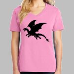 Ladies Core Cotton V Neck Tee Thumbnail