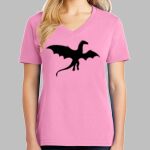 Ladies Core Cotton V Neck Tee Thumbnail