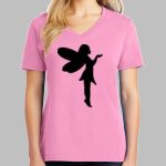 Ladies Core Cotton V Neck Tee Thumbnail