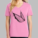 Ladies Core Cotton V Neck Tee Thumbnail
